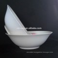 white ceramic noodles bowl with decals